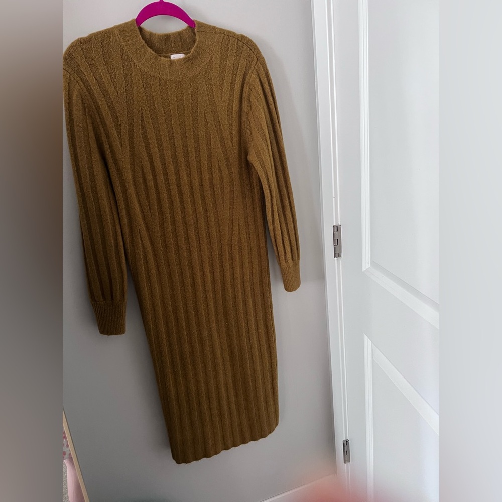 Ribbed Sweater Dress